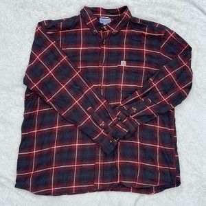 Mens Carhartt Flannel 2xl